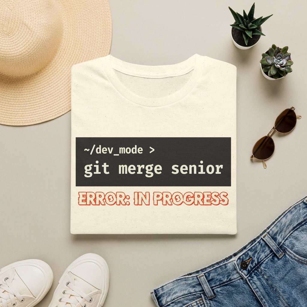 git merge senior - error in progress T-Shirt