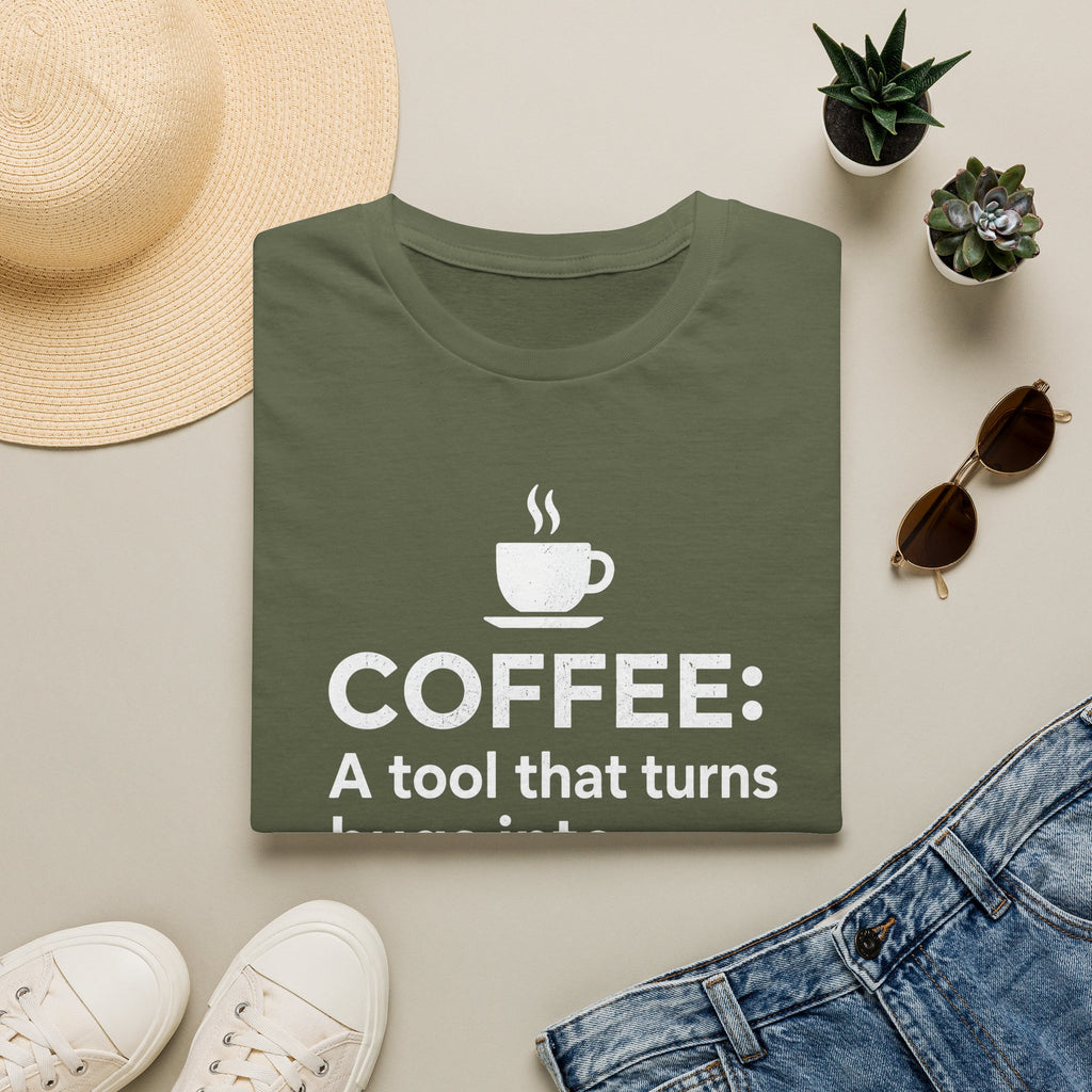 Coffee: a tool that turns bugs into features T-Shirt