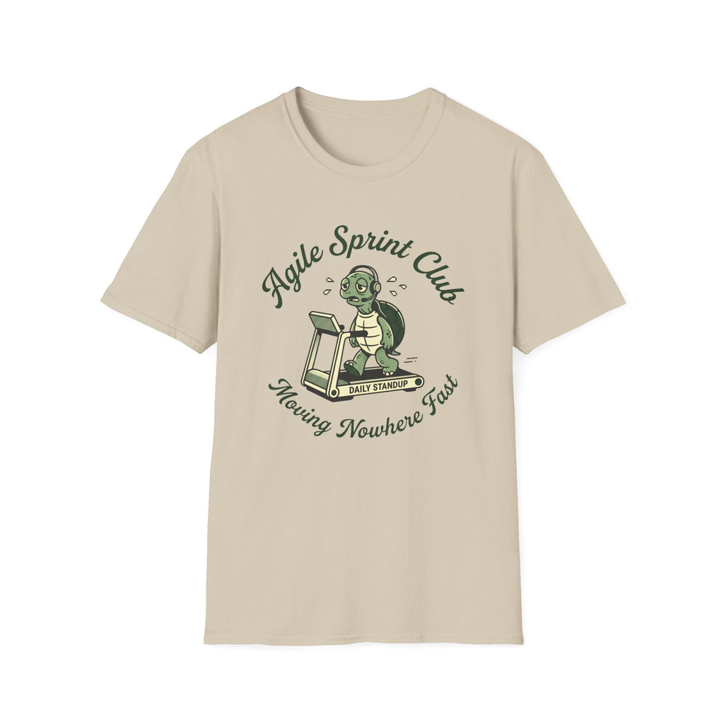 Agile Sprint Club, Moving Nowhere Fast v01 T-Shirt