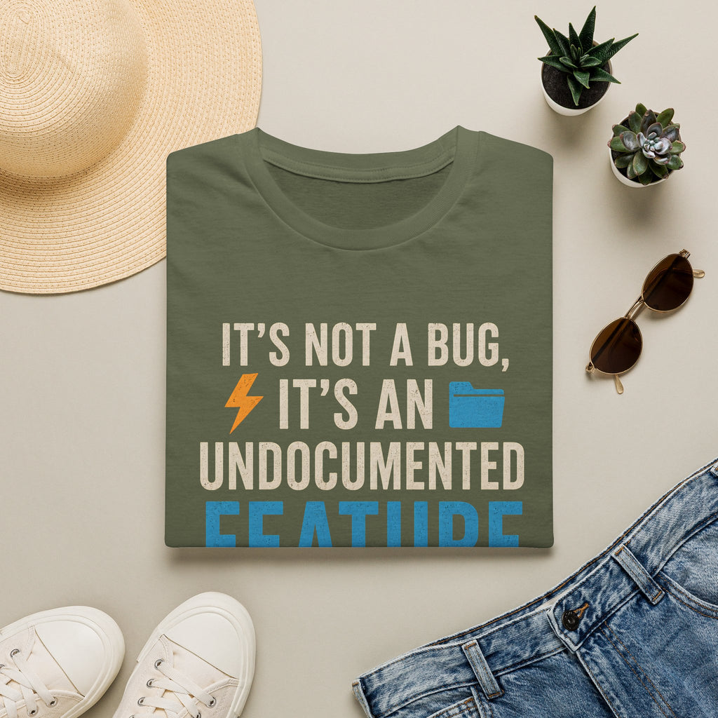 It's not a bug, it's an undocumented feature T-Shirt
