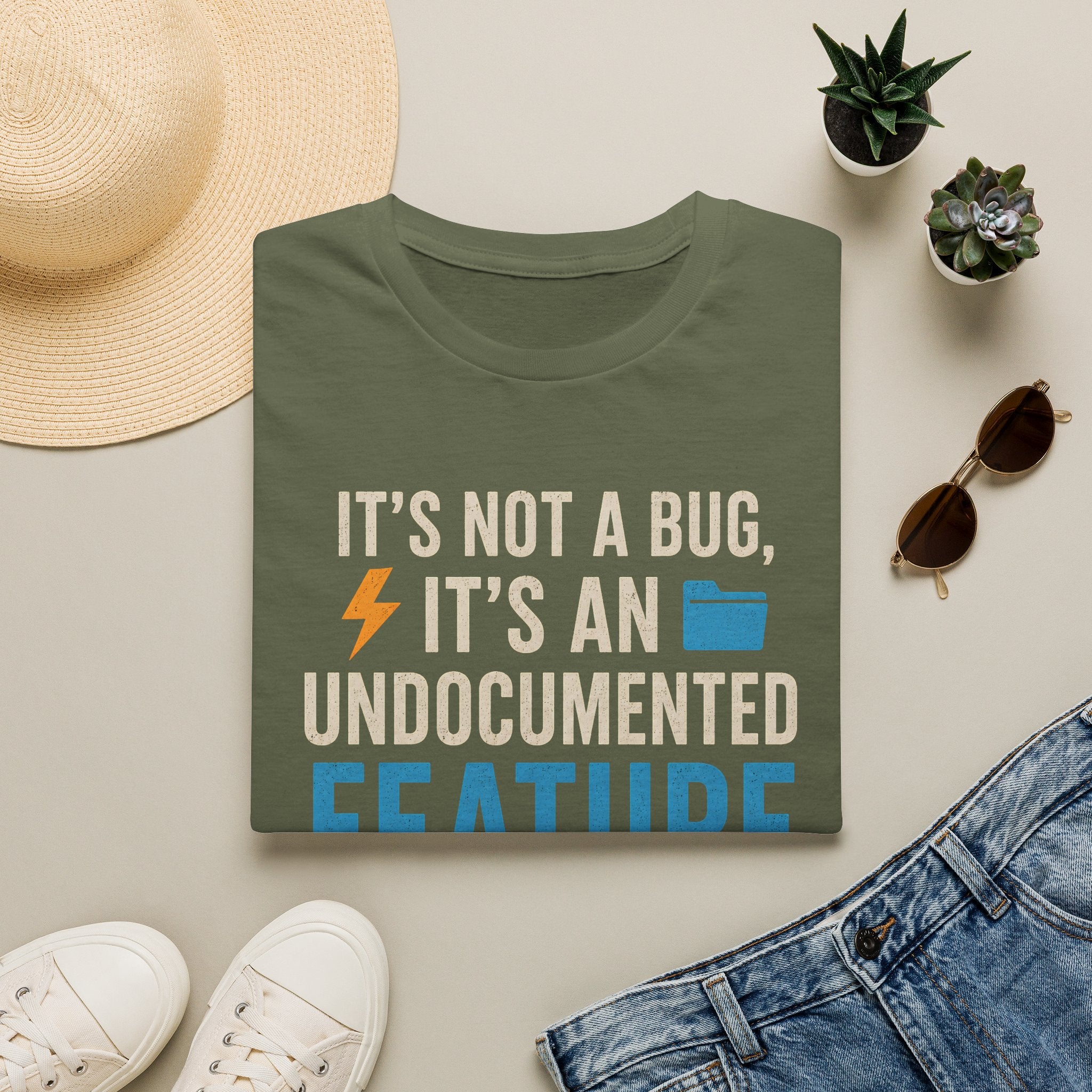 It's not a bug, it's an undocumented feature T-Shirt