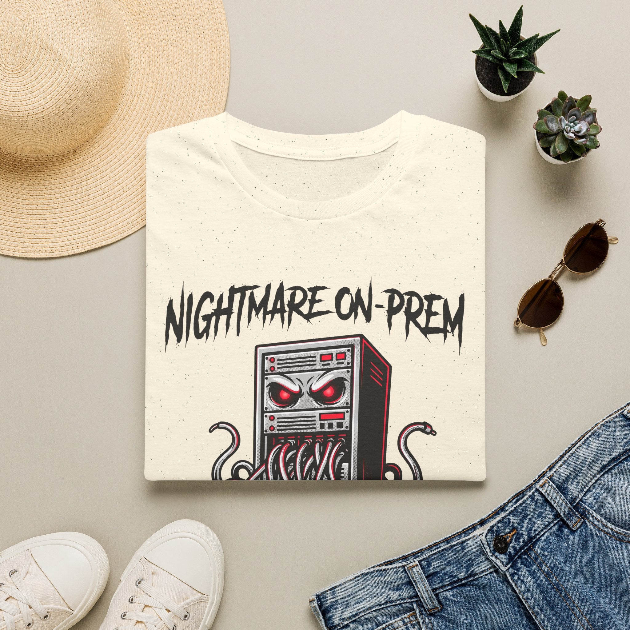 Nightmare On-Prem Where Uptime Goes To Die T-Shirt