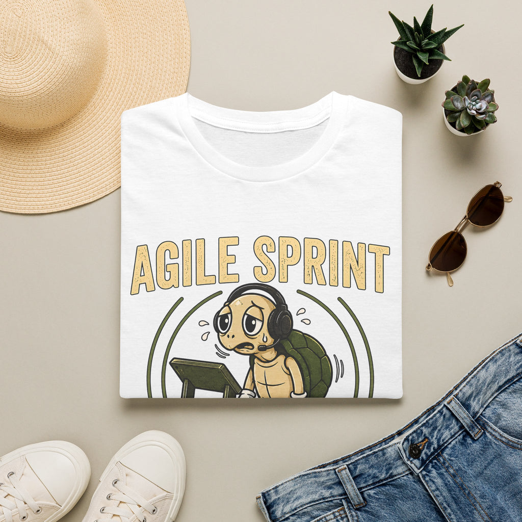 Agile Sprint Club, Moving Nowhere Fast v03 T-Shirt