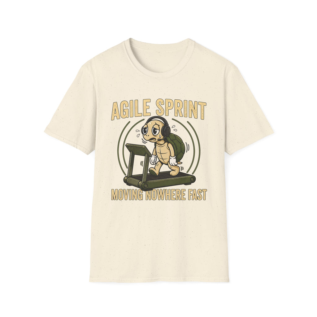 Agile Sprint Club, Moving Nowhere Fast v03 T-Shirt