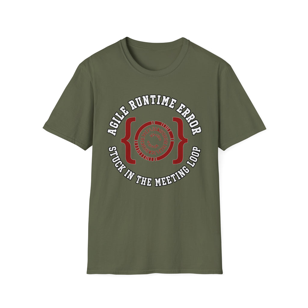 Agile Runtime Error, Stuck In The Meeting Loop T-Shirt