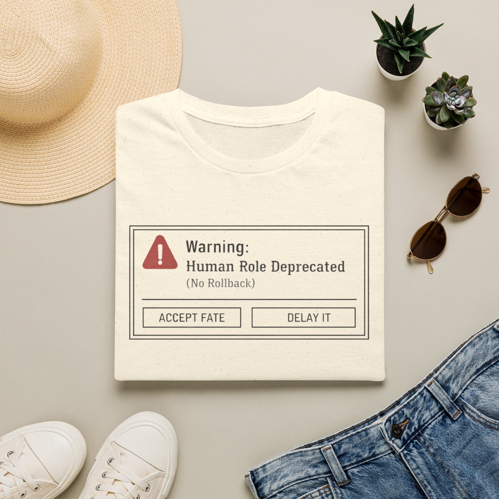 Warning - Human role deprecated T-Shirt