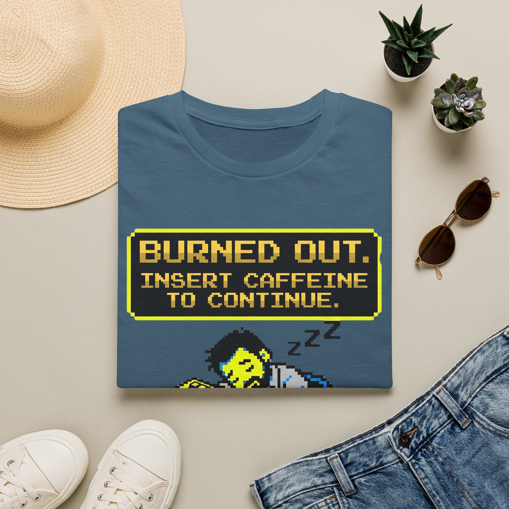 Burn out insert caffeine to continue T-Shirt