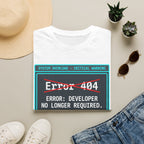 Error Developer no longer required T-Shirt