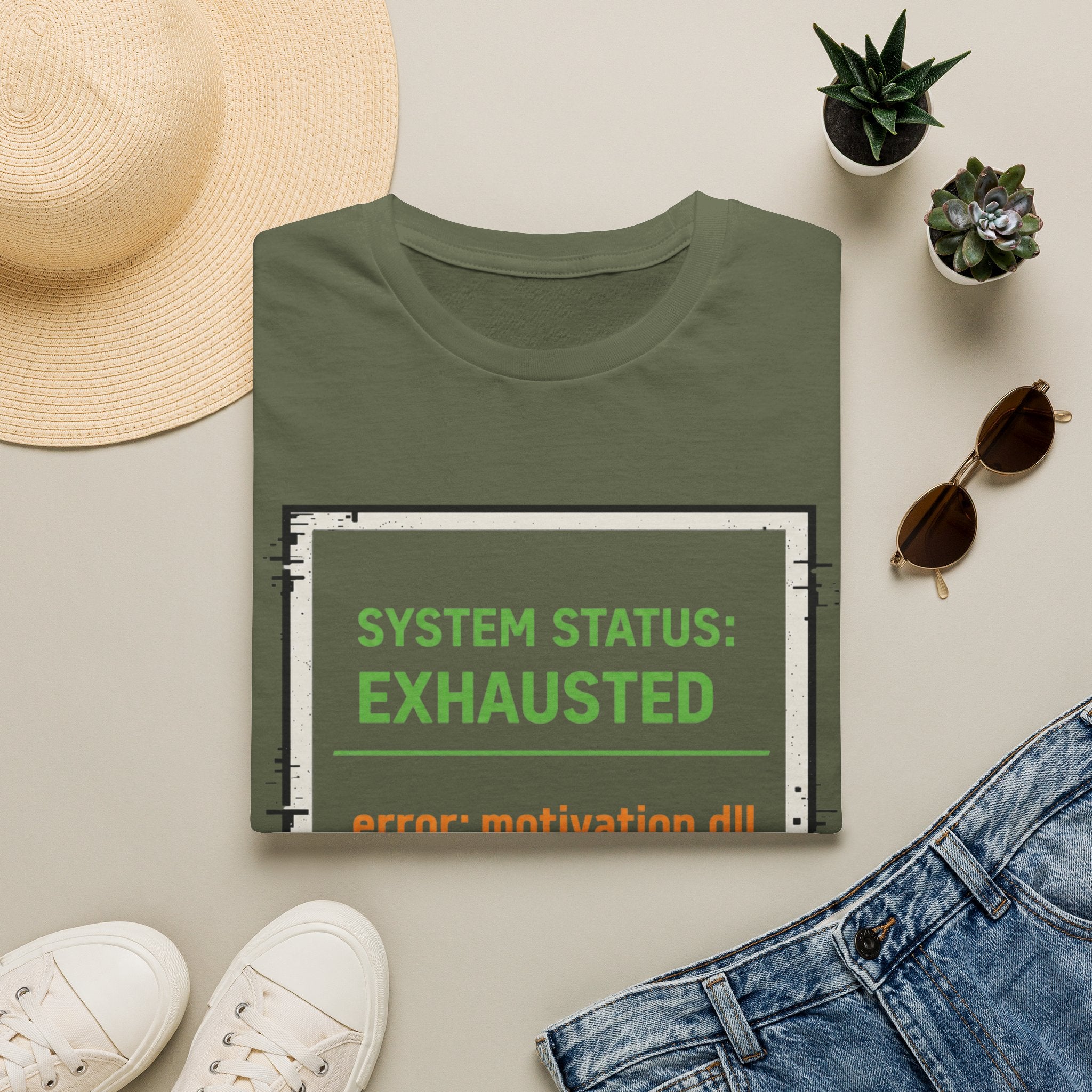 System Status Exhausted T-Shirt