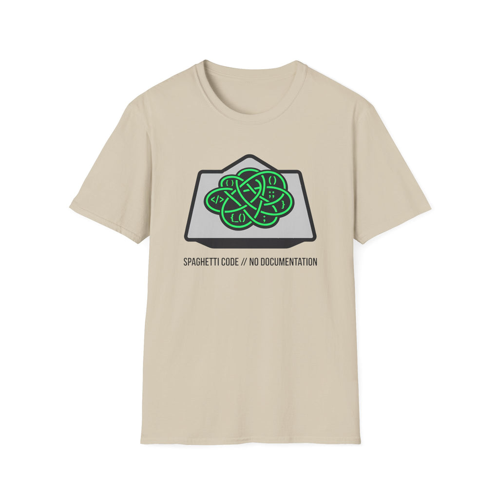 Spaghetti Code No Documentation T-Shirt