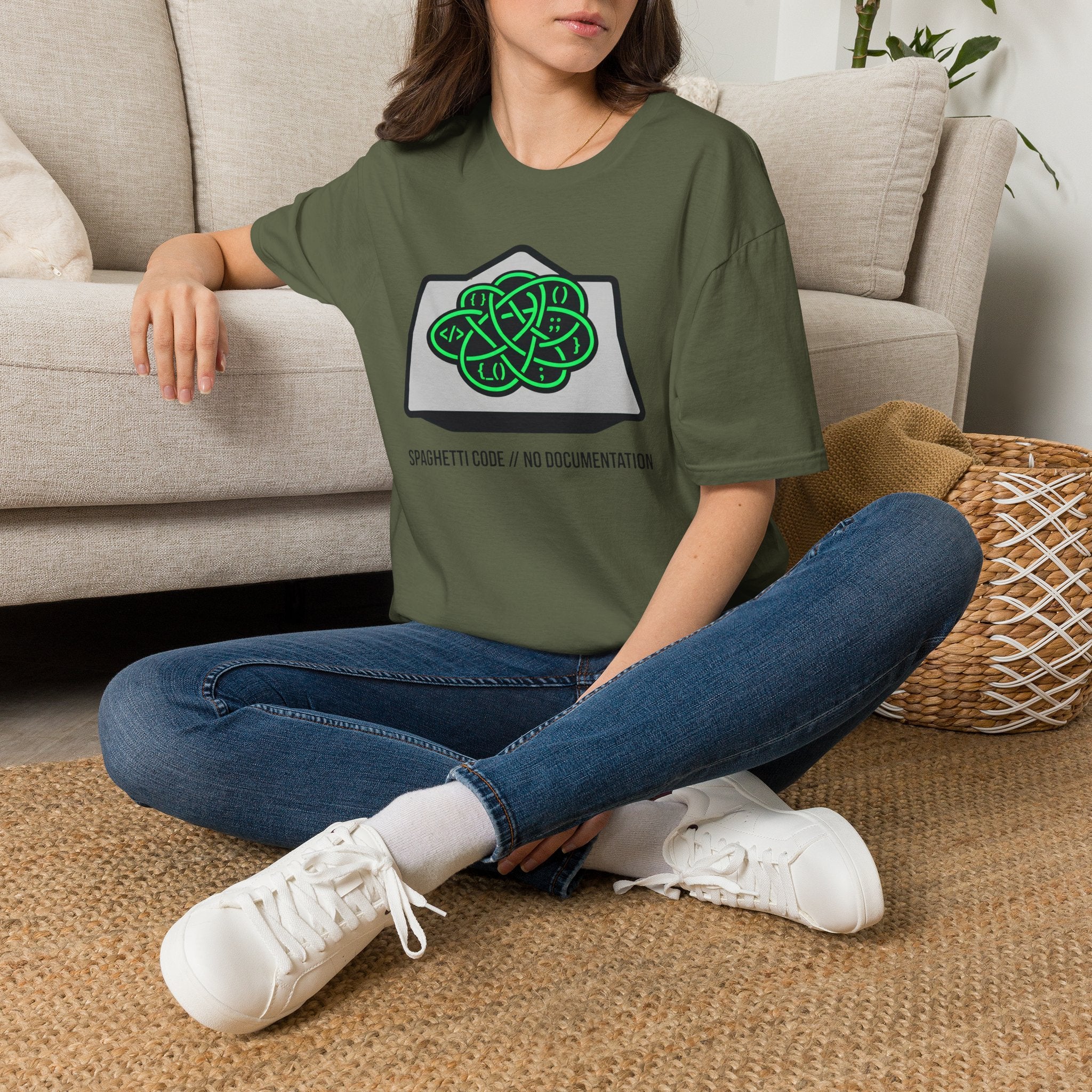 Spaghetti Code No Documentation T-Shirt
