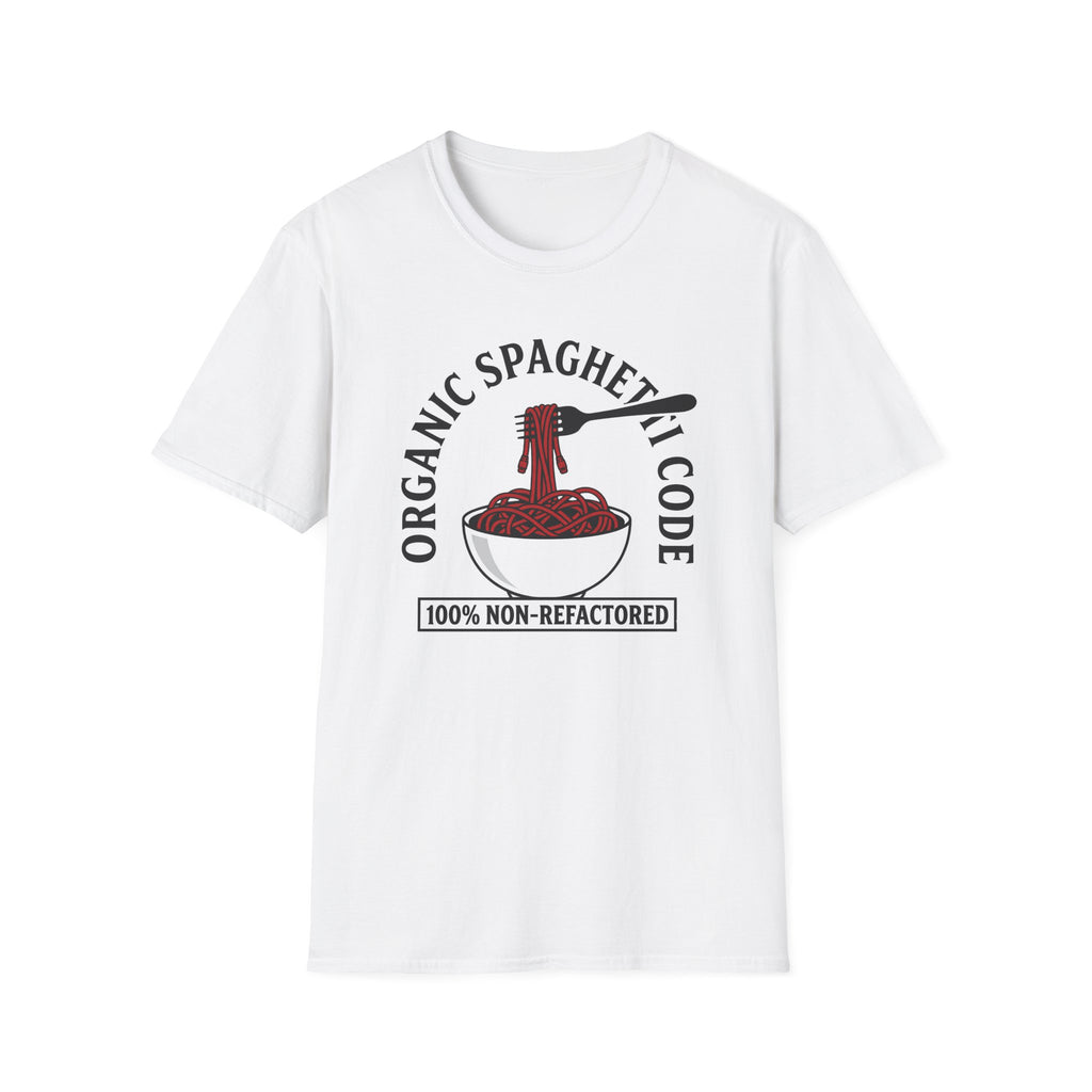 Organic Spaghetti Code 100% Non-Refactored T-Shirt