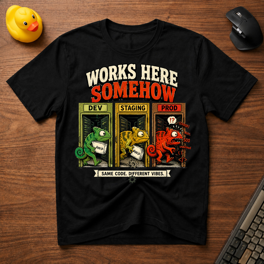Works Somehow v01 T-Shirt