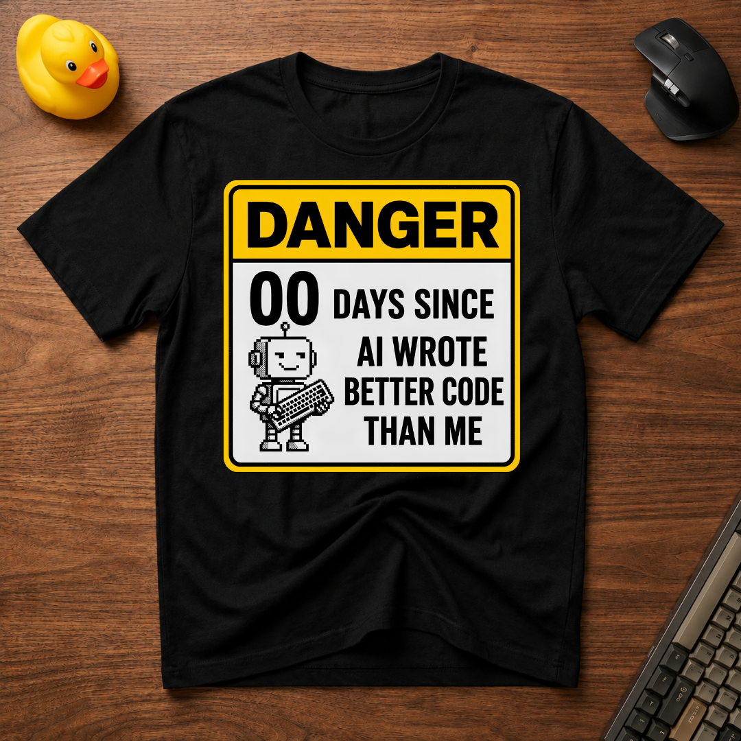 00 Days AI Coded T-Shirt