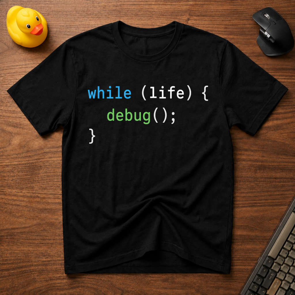 while life, debug T-Shirt