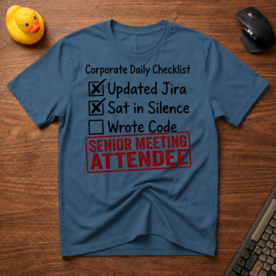 Corp Checklist T-Shirt