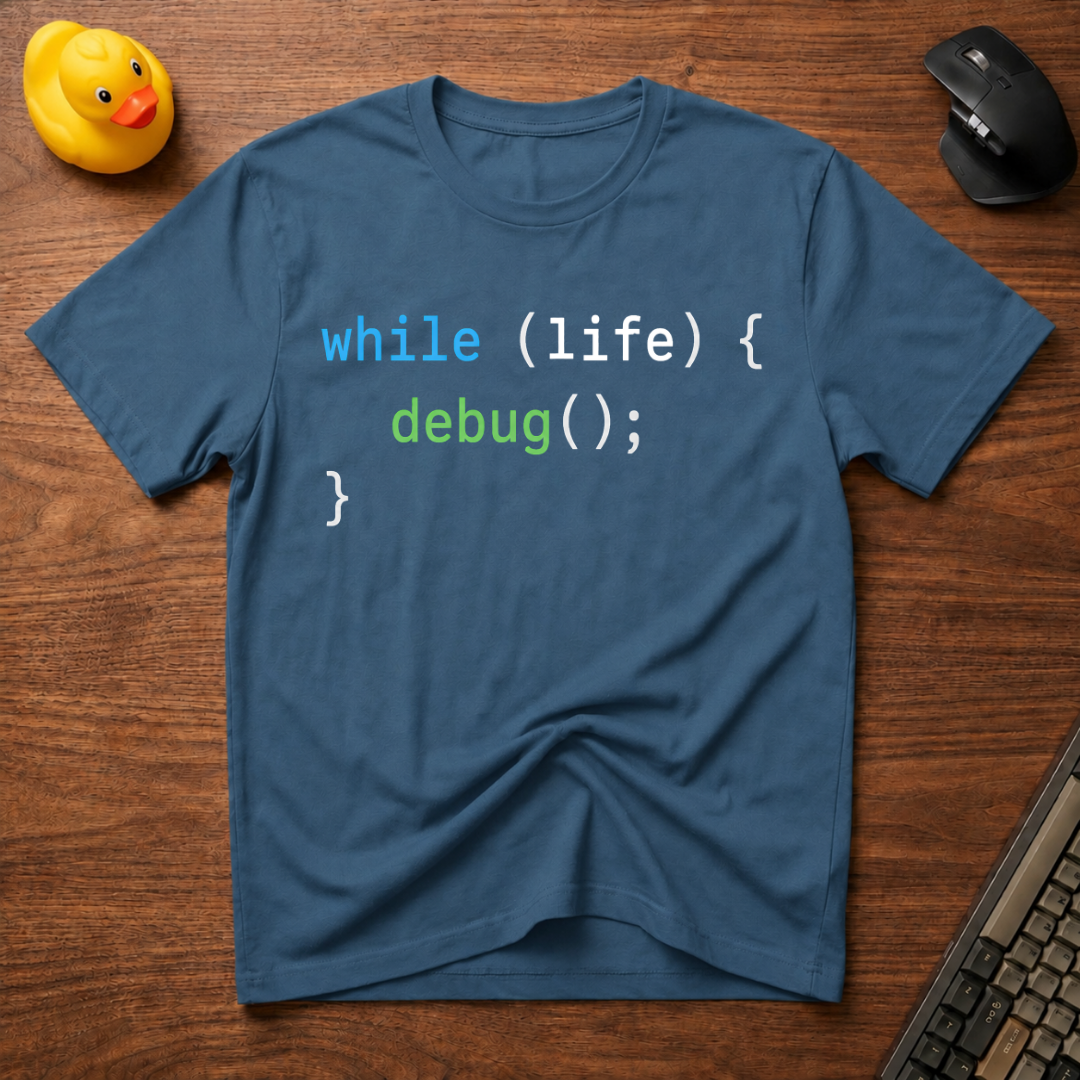 while life, debug T-Shirt