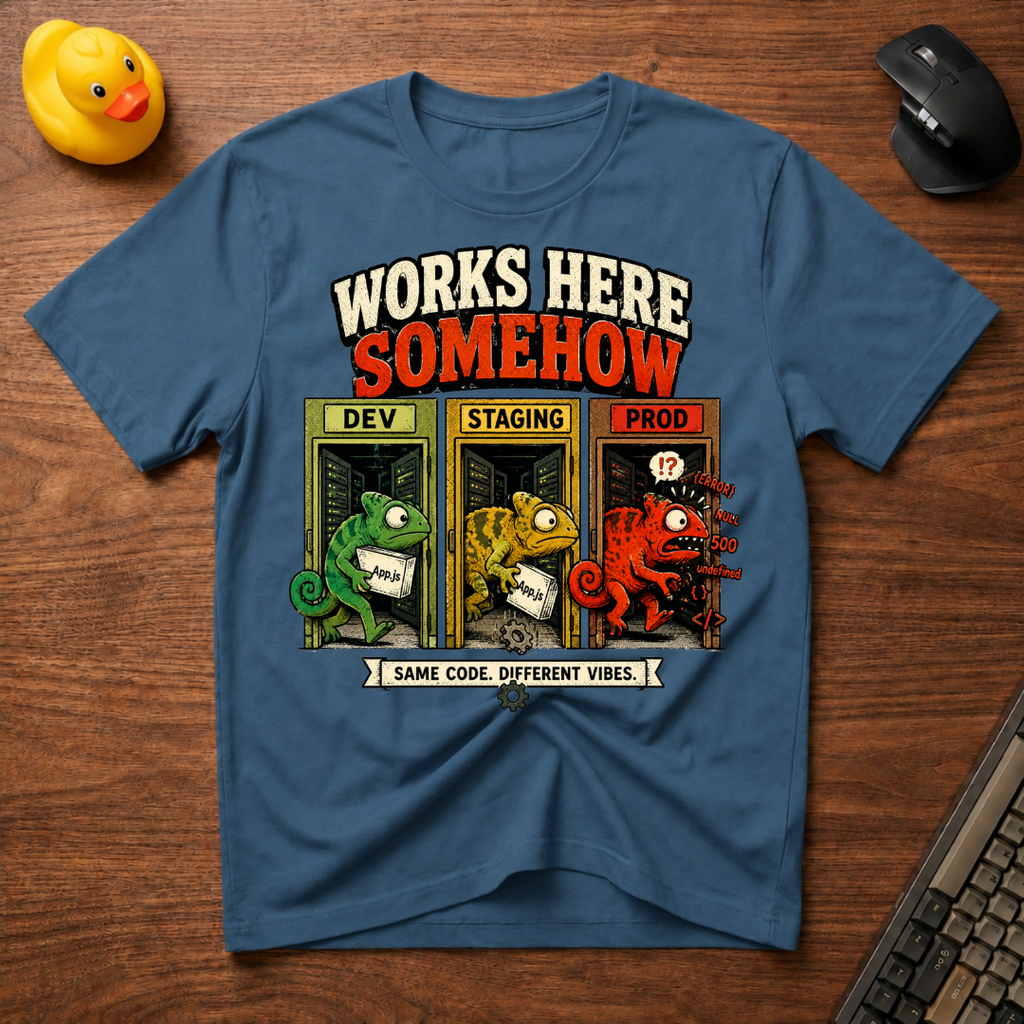 Works Somehow v01 T-Shirt