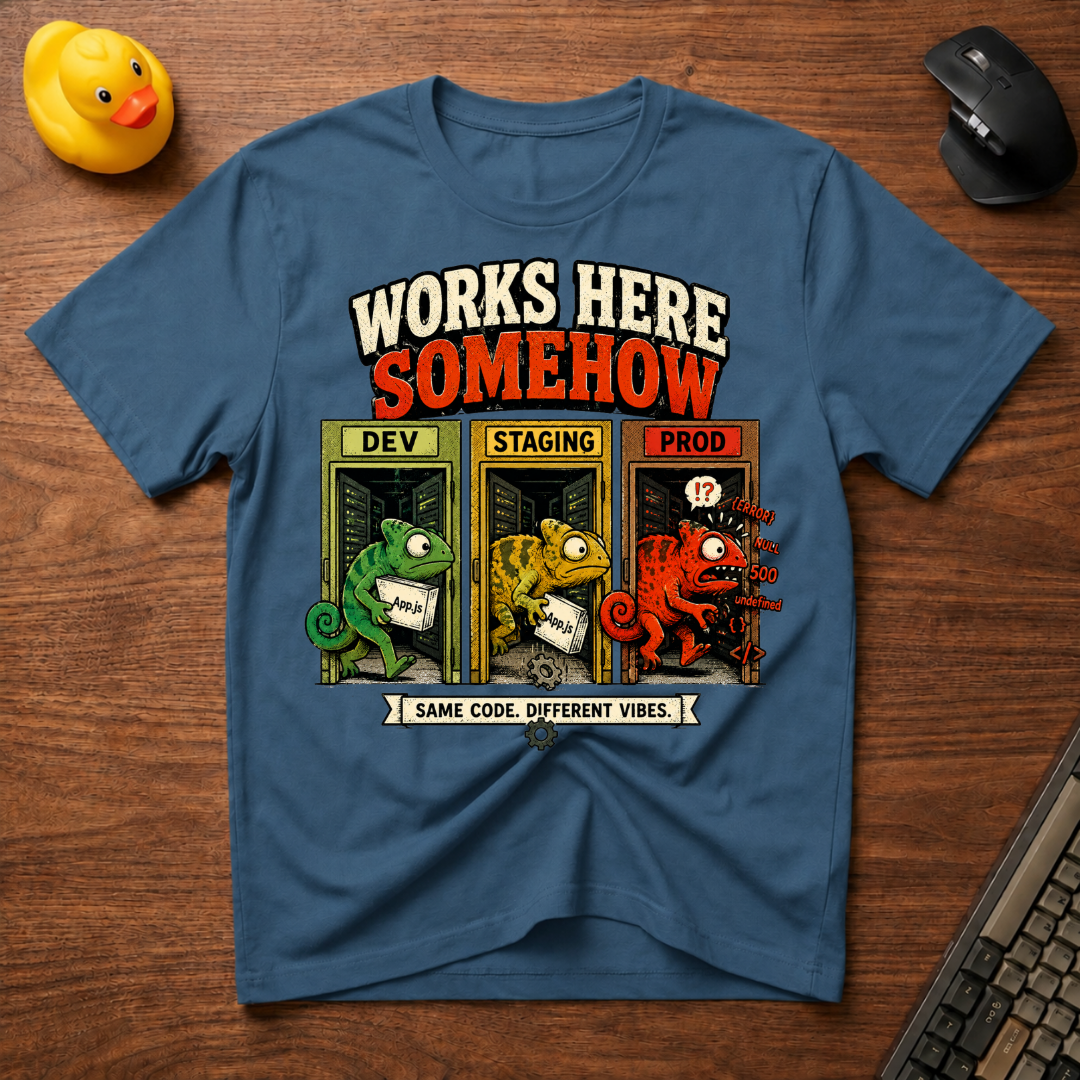 Works Somehow v01 T-Shirt