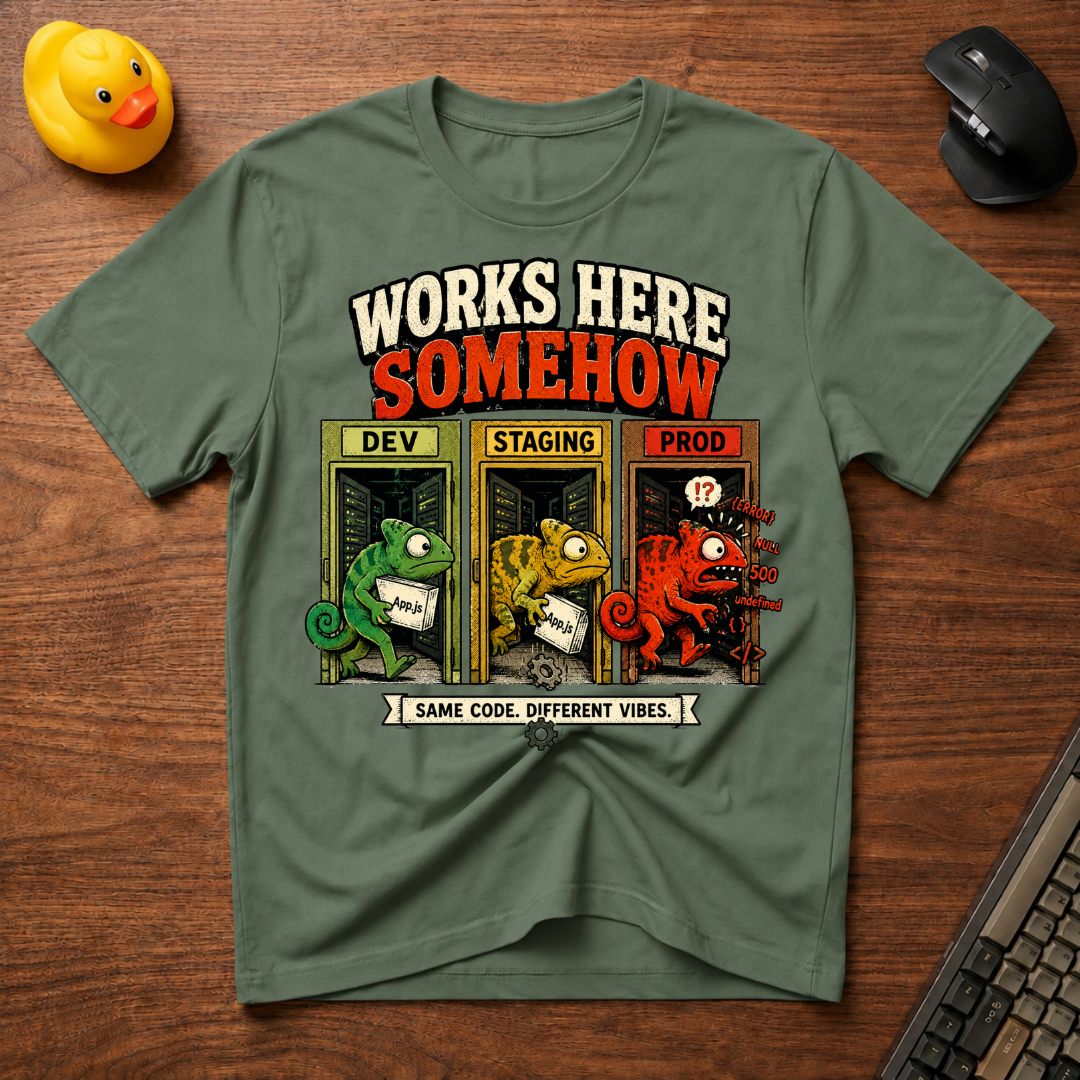 Works Somehow v01 T-Shirt