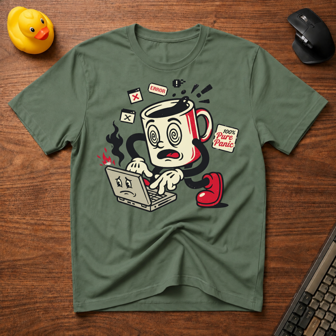 Error Code 100% Pure Panic T-Shirt
