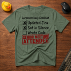 Corp Checklist T-Shirt