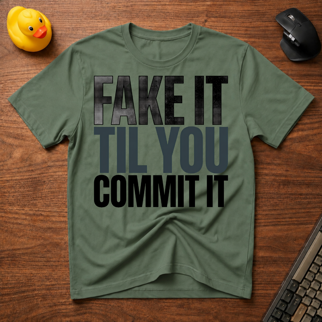 Fake Commit T-Shirt