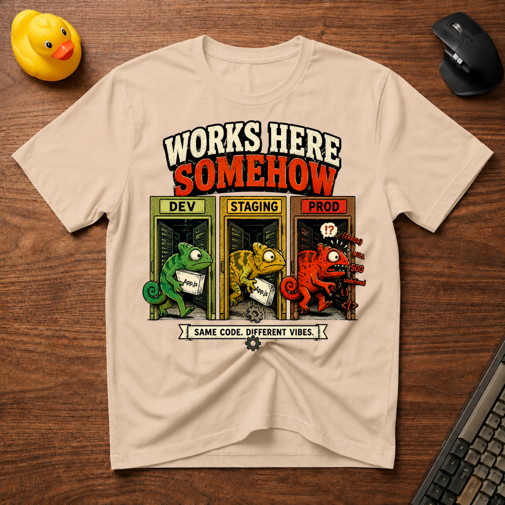 Works Somehow v01 T-Shirt