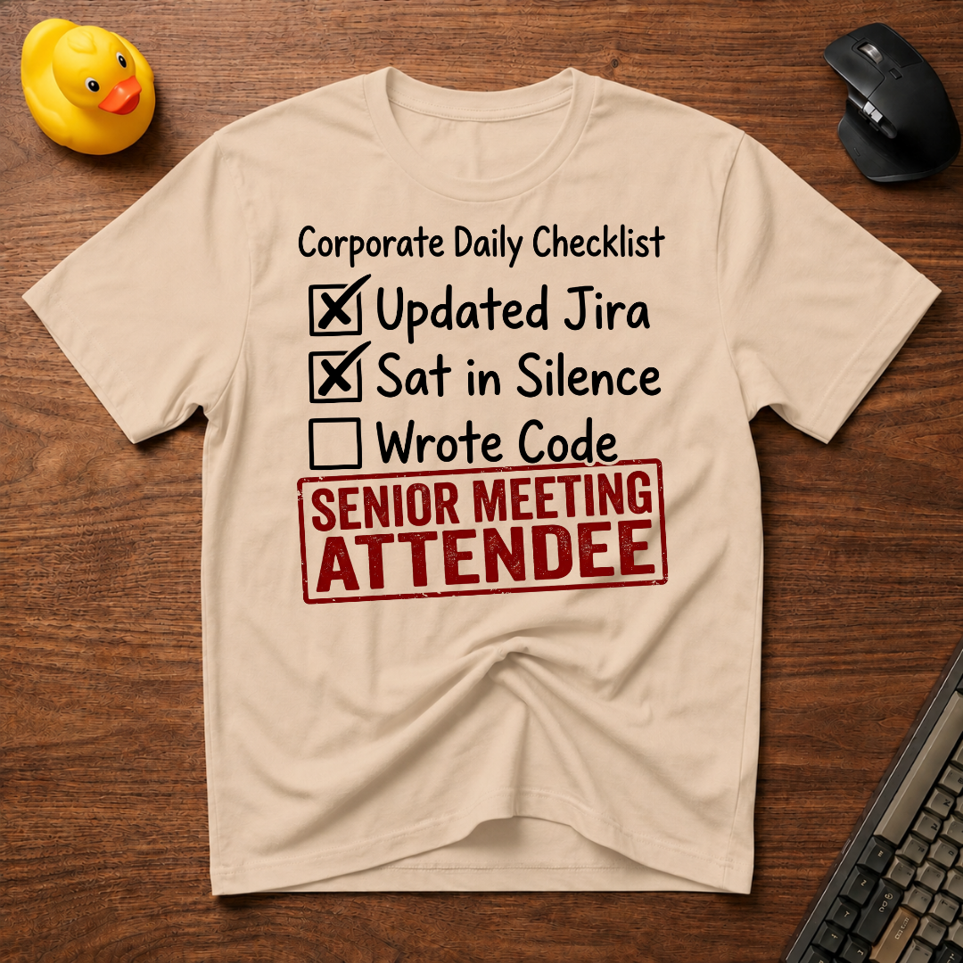 Corp Checklist T-Shirt