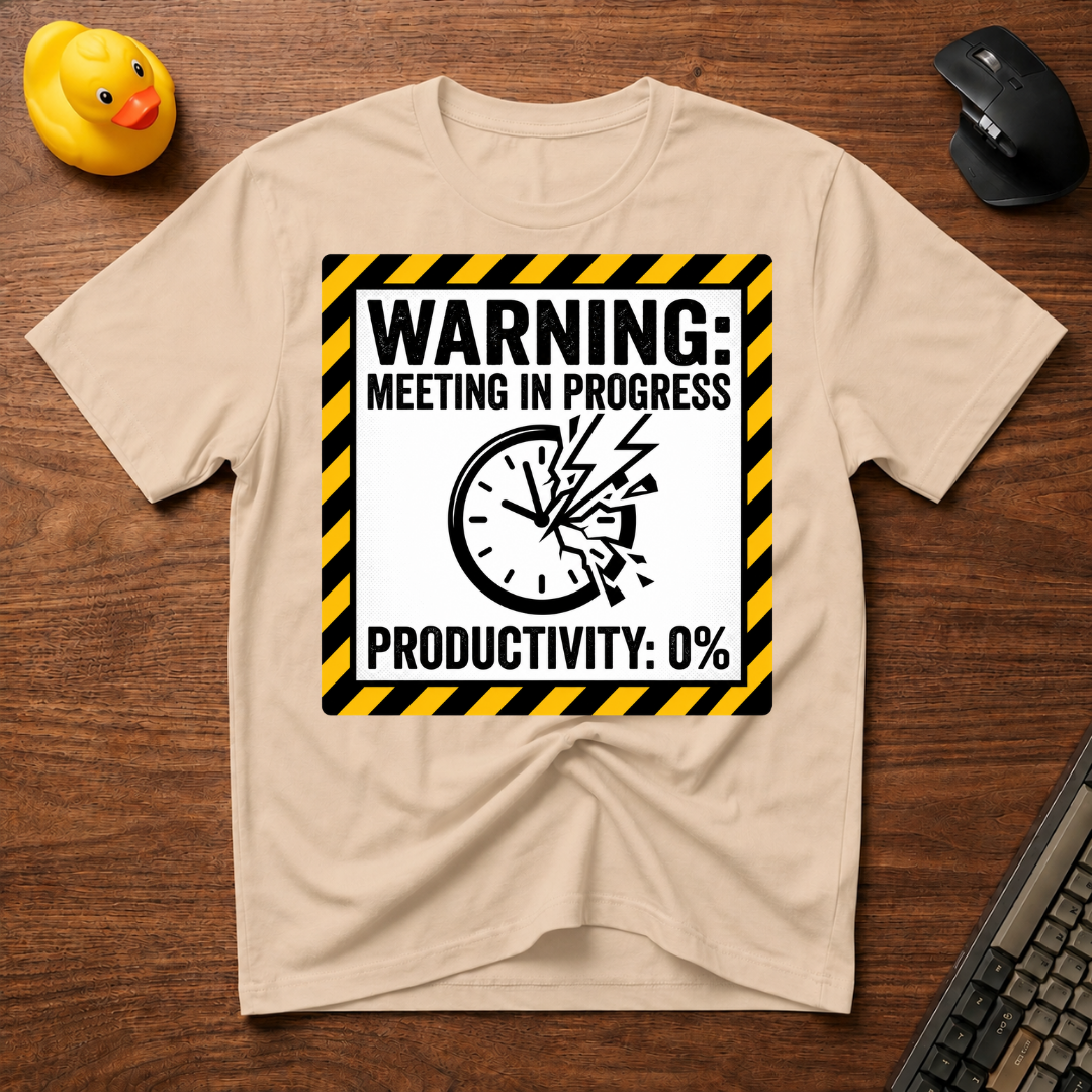 Meeting Warning T-Shirt
