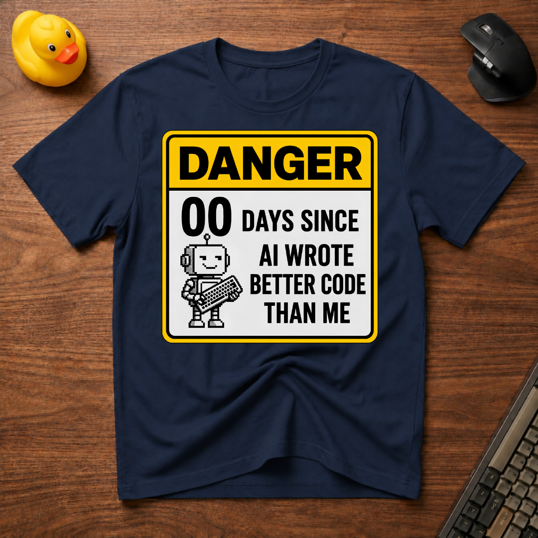 00 Days AI Coded T-Shirt