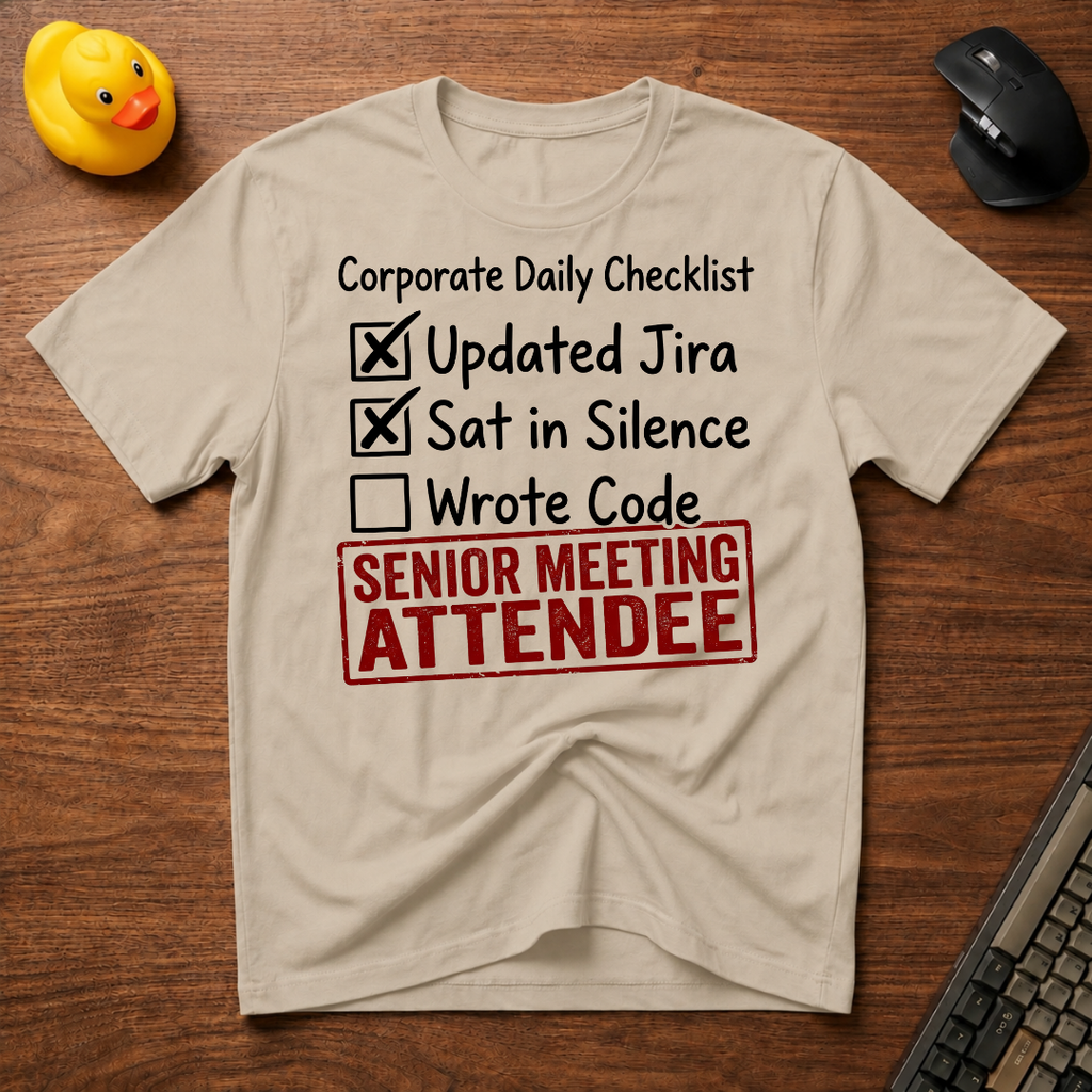 Corp Checklist T-Shirt