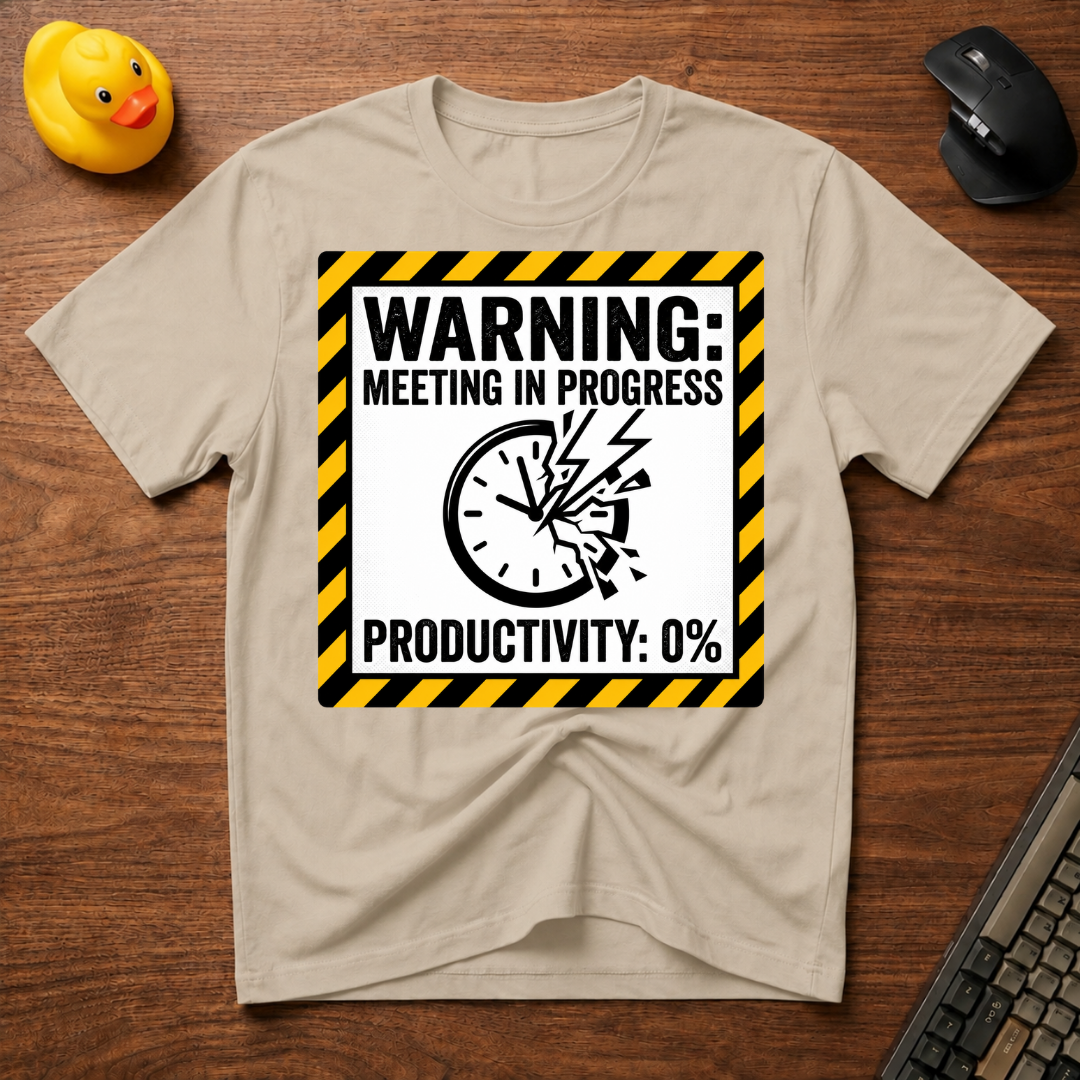 Meeting Warning T-Shirt