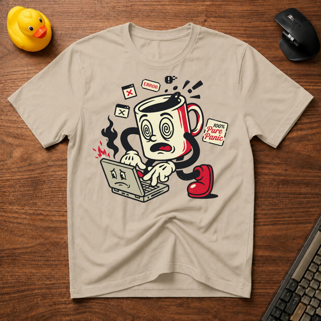 Error Code 100% Pure Panic T-Shirt