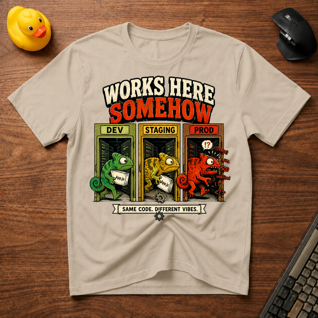 Works Somehow v01 T-Shirt