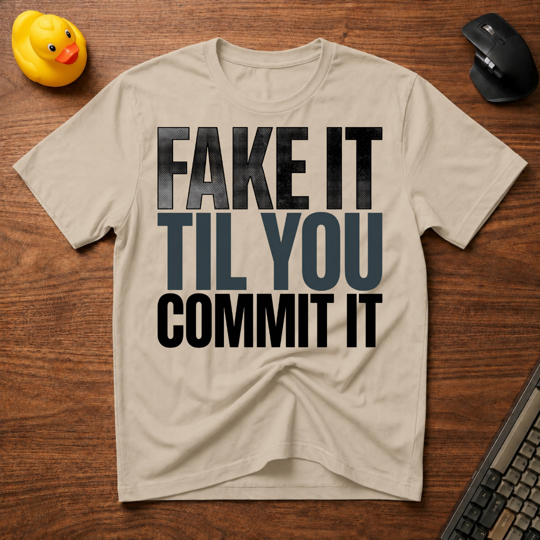 Fake Commit T-Shirt