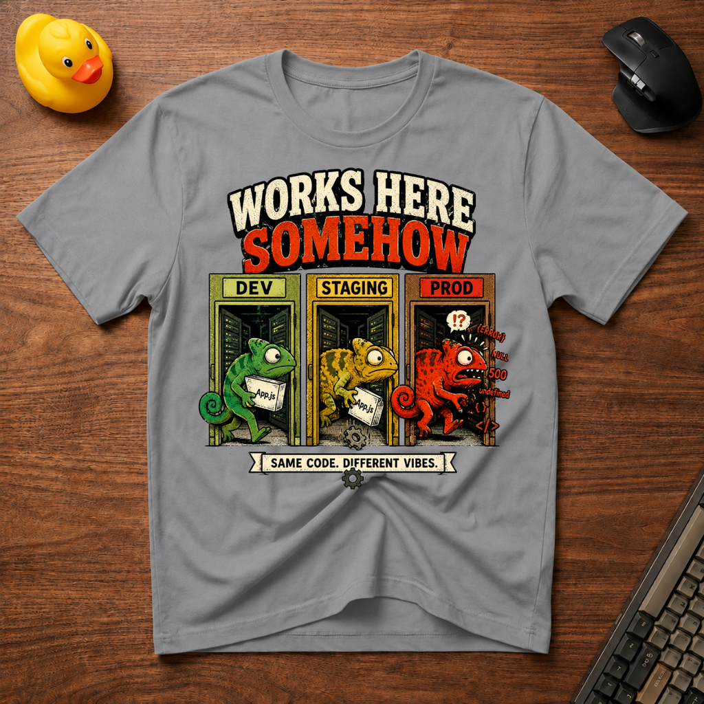 Works Somehow v01 T-Shirt
