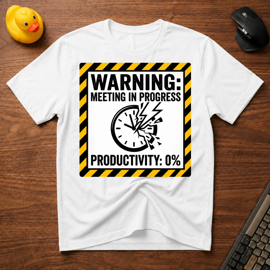 Meeting Warning T-Shirt