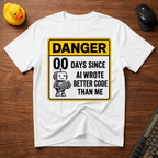 00 Days AI Coded T-Shirt