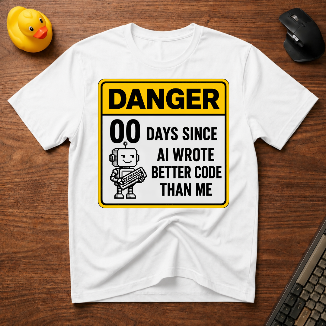 00 Days AI Coded T-Shirt