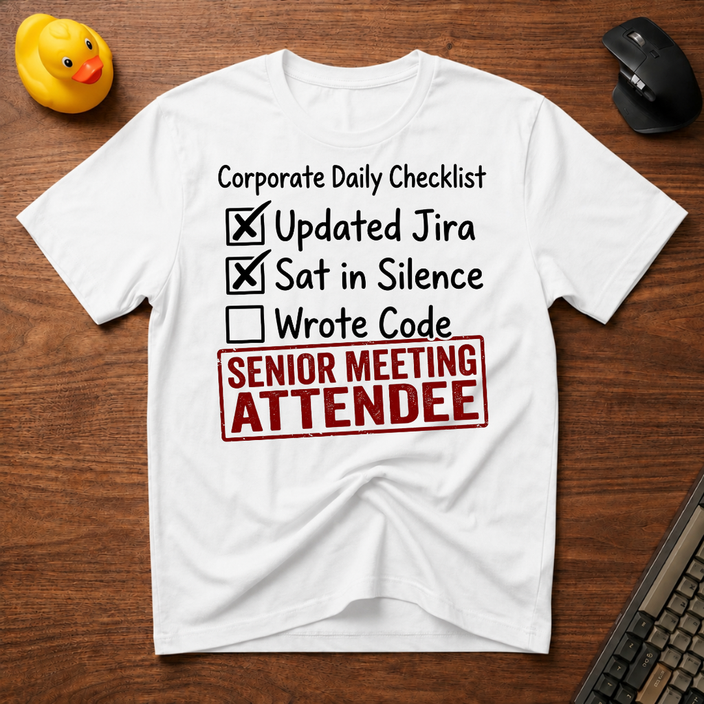 Corp Checklist T-Shirt