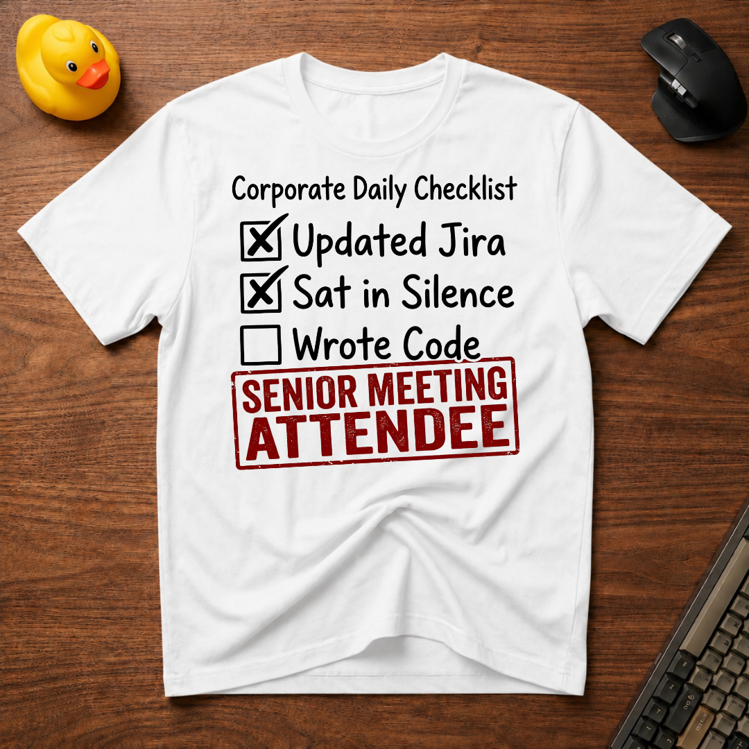 Corp Checklist T-Shirt