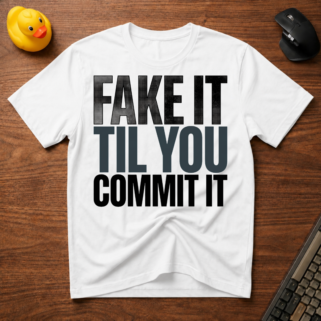 Fake Commit T-Shirt